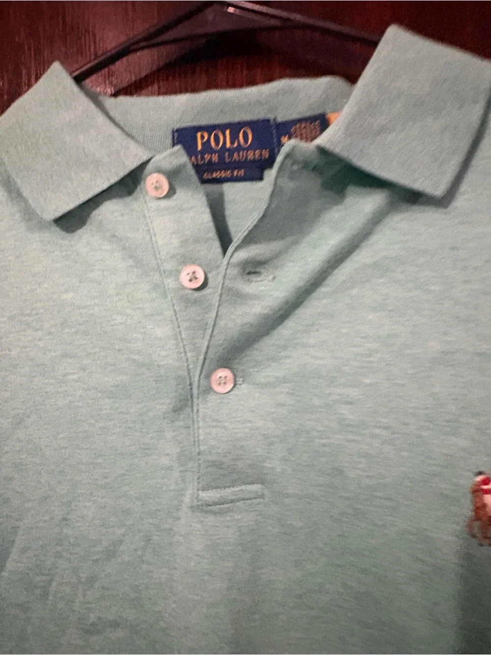 Bundle 3 for $25. Polo by Ralph Lauren Seafoam Green Polo Shirt. Size M.